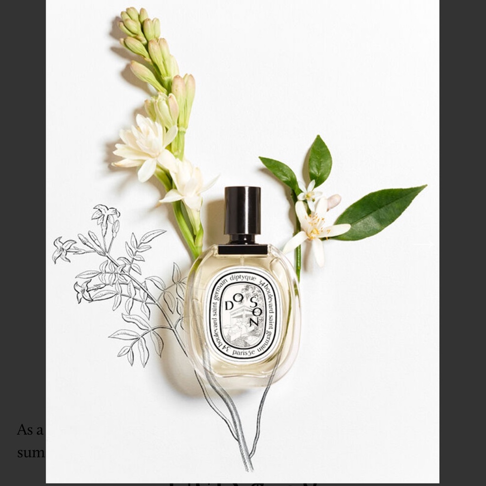 DIPTYQUE, 1.7 oz DO SON EAU DE TOILETTE
Family: Floral
Made in France